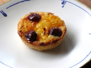 甘夏とチェリーのタルト